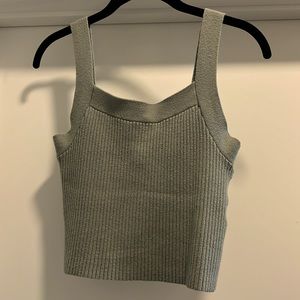 Ribbed Sweater Tank